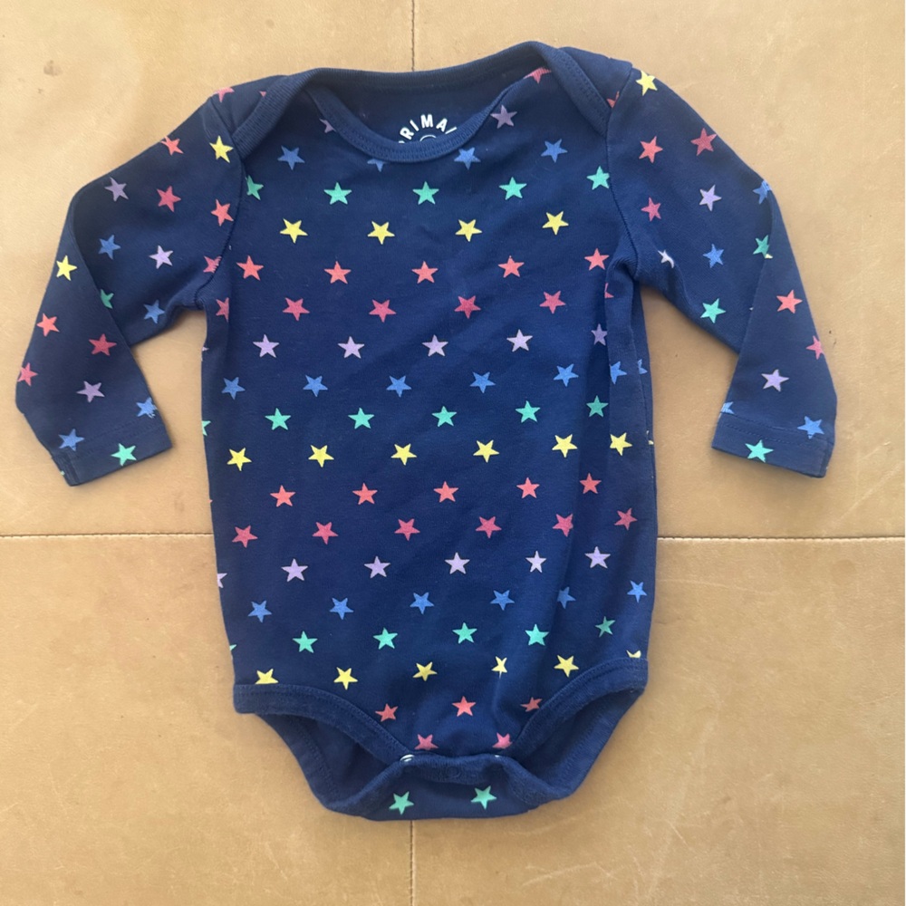 💙$5 FLASH SALE💙 Primary Organic Cotton Onesie 3-6M